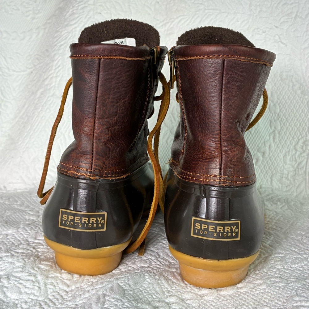 Sperry Black and Brown Duck Boots - Picture 6 of 16